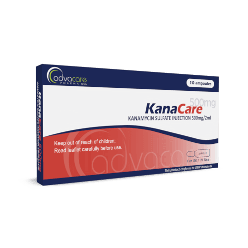 Sulfato de Kanamicina para Inyección (caja de 10 frascos)