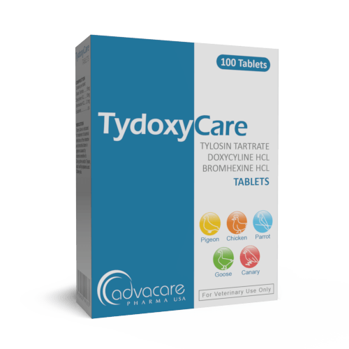 Tylosin Tartrate + Doxycycline HCl + Bromhexine HCl Tablets (box of 100 tablets)