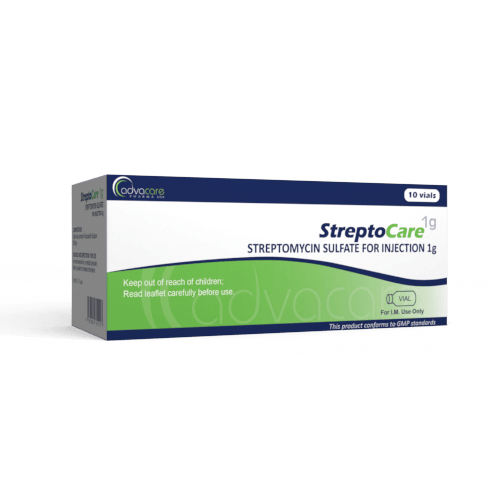 Estreptomicina Sulfato para Inyección (caja de 10 viales)