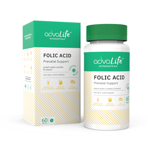 Folic Acid Tablets (1 box and 1 bottle)