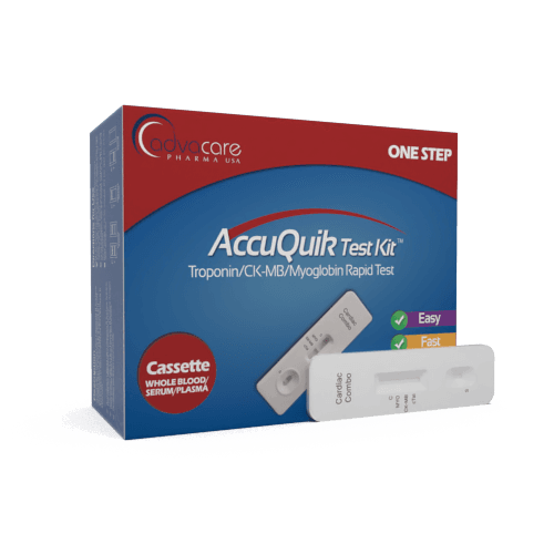 Troponin CK-MB Myoglobin Test Kits (boîte de 25 kits)
