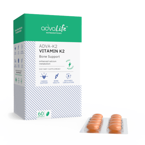Capsules de Vitamine K2 (1 boîte et 1 blister)
