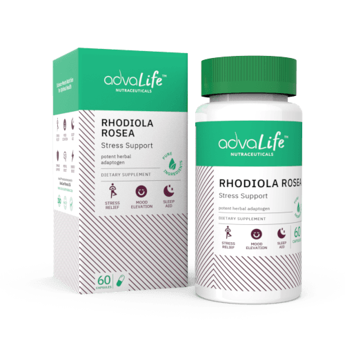 Cápsulas de Rhodiola Rosea (1 caja y 1 frasco)