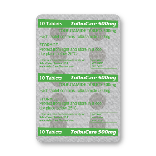 Tolbutamide Tablets (blister of 10 tablets)