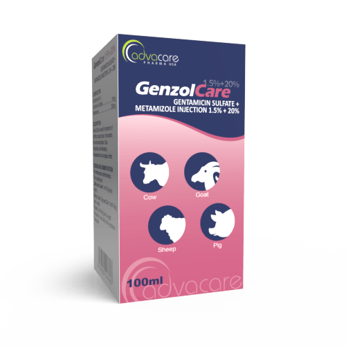 Gentamicina Sulfato + Metamizol Inyección  (caja de 1 vial)