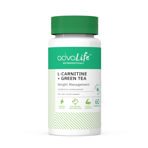 L-Carnitine + Thé Vert Capsules (flacon de 60 gélules)