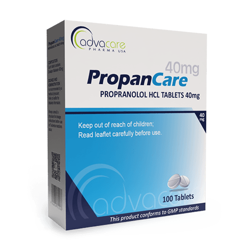 Propranolol HCl Tablets (box of 100 tablets)