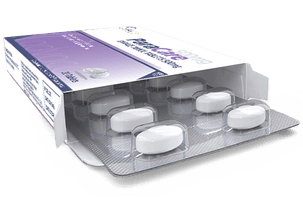 Comprimidos farmacéuticos de paracetamol fabricados por AdvaCare Pharma.