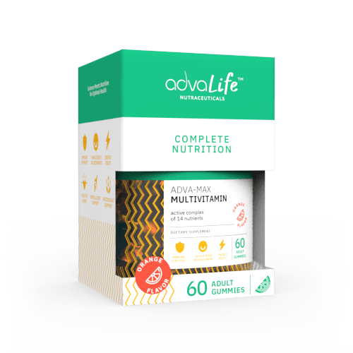 Gomitas multivitamínicas para adultos (caja de frasco)