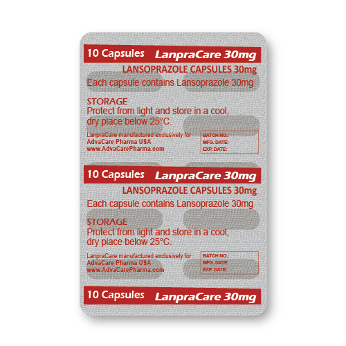 Lansoprazole Capsules (blister de 10 capsules)