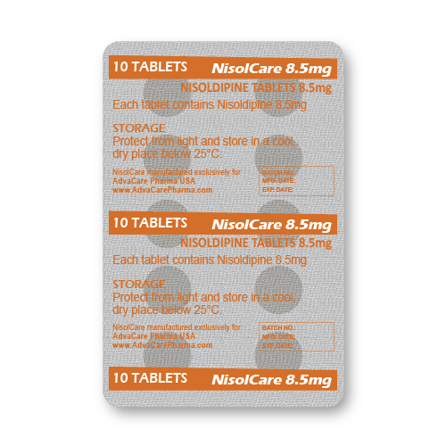 Nisoldipine Comprimés (plaquette de 10 comprimés)