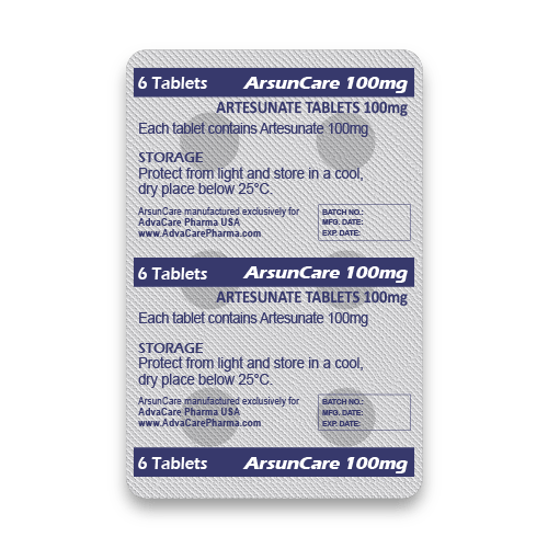 Artésunate Comprimés (plaquette de 6 comprimés)