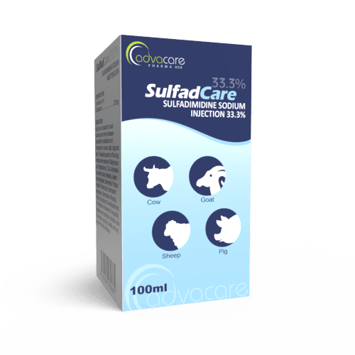 Inyección de Sulfadimidina Sódica (caja de 1 vial)