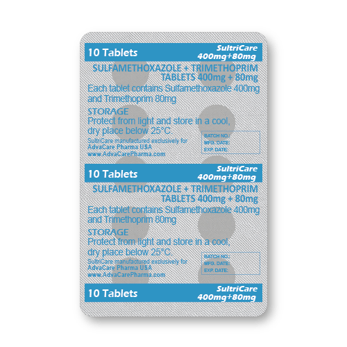 Sulfaméthoxazole + Triméthoprime Comprimés (plaquette de 10 comprimés)