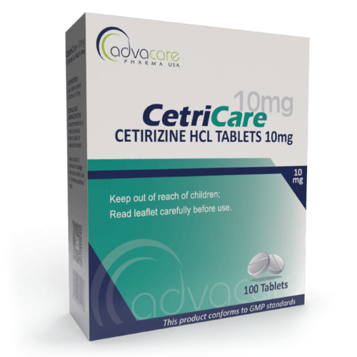 Comprimés de cétirizine HCL  (boîte de 100 comprimés)