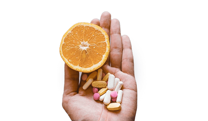 Compléments alimentaires aux vitaminés et minéraux