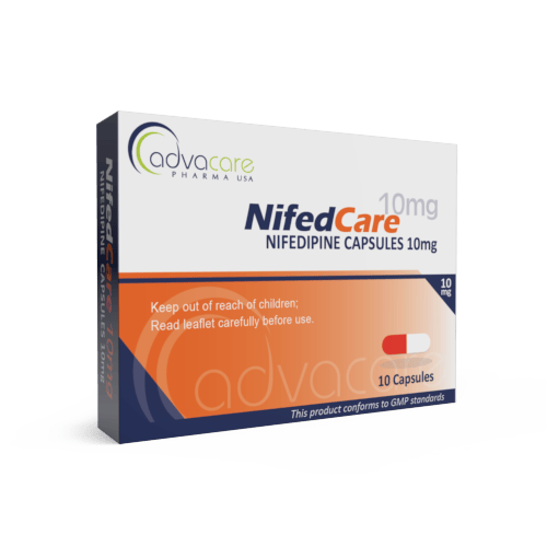 Nifedipina Cápsulas (caja de 10 cápsulas)