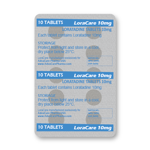Loratadine Tablets (blister of 10 tablets)