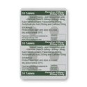 Comprimés de Paracétamol + Acide Acétylsalicylique + Caféine (blister de 10 comprimés)