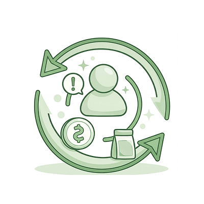 Achat répété des clients AdvaMate et satisfaction élevée