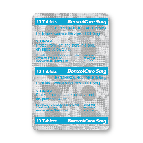 Benzoxol Clorhidrato Comprimidos (blister de 10 comprimidos)