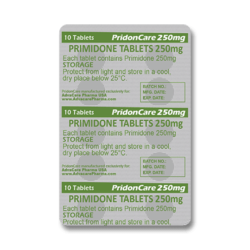 Comprimés de Primidone (blister de 10 comprimés)