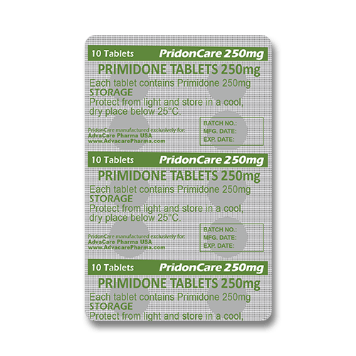 Primidone Tablets (blister of 10 tablets)