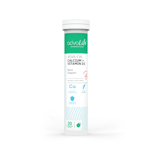 Comprimés Effervescents de Calcium + Vitamine D3 (tube de 20 comprimés)