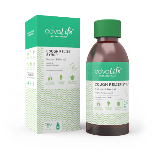 Natural Cough Syrup for Adults (1 box and 1 bottle)
