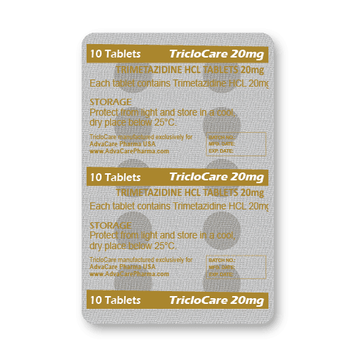 Comprimés de Trimetazidine HCl (blister de 10 comprimés)