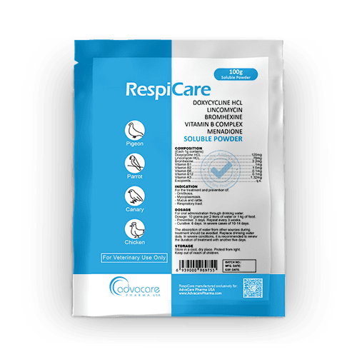 Doxycycline HCl + Lincomycin + Bromhexine + Vitamin B Complex + Menadione Soluble Powder (1 bag)