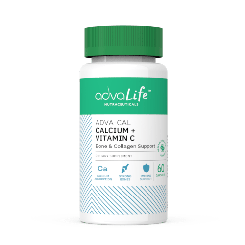 Calcium + Vitamine C Capsules (flacon de 60 gélules)