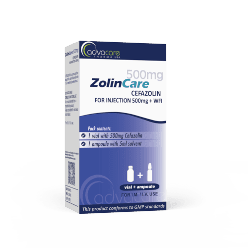 Cefazolina con Agua para Inyección (caja de 1 frasco)