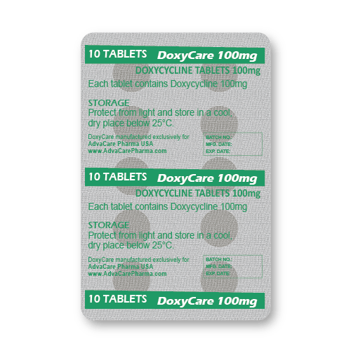 Doxycycline Comprimés (plaquette de 10 comprimés)