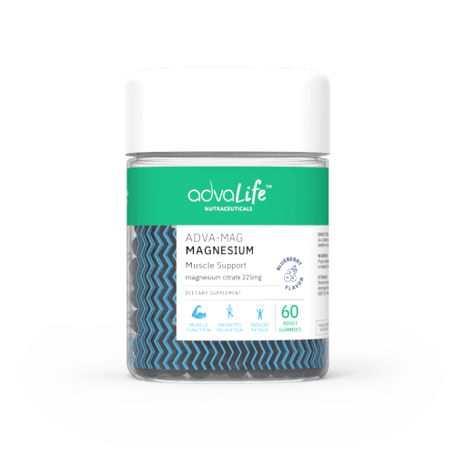 Gomas de Citrato de Magnesio (frasco de 60 gomitas)