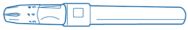 Blood Glucose Monitor Lancing Device