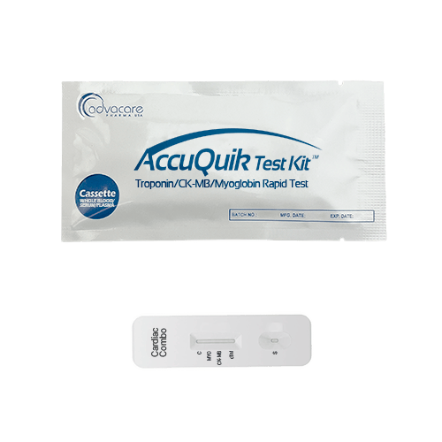 Troponin CK-MB Myoglobin Test Kits (pouch of 1 kit)