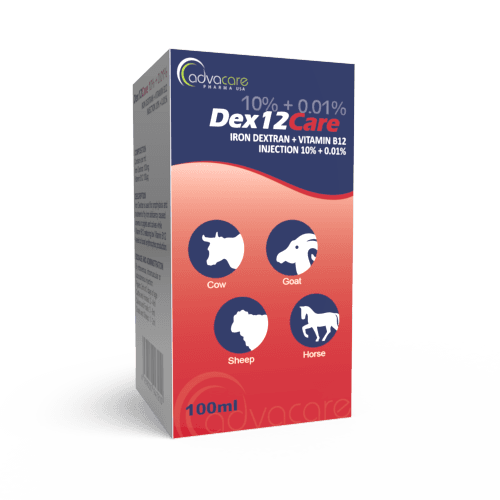 Iron Dextran + Vitamin B12 Injection (box of 1 vial)