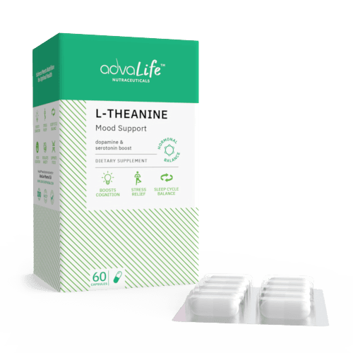 L-Theanine Capsules (1 box and 1 blister)