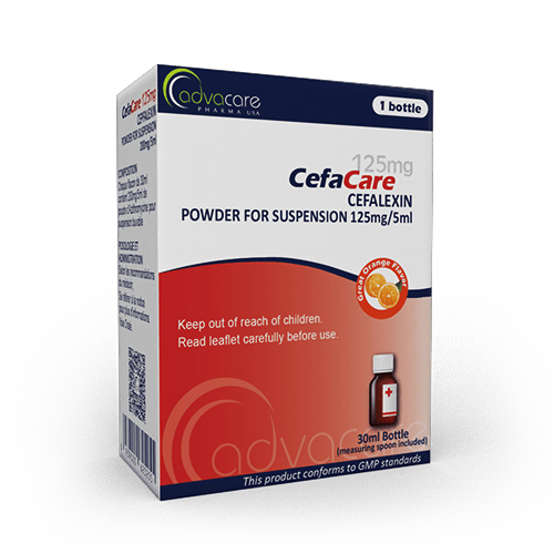 Cefalexin for Oral Suspension (box of 1 bottle)