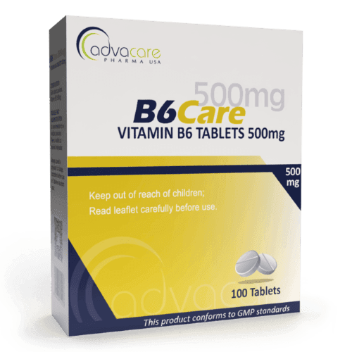 Comprimidos de Vitamina B6 (caja de 100 comprimidos)
