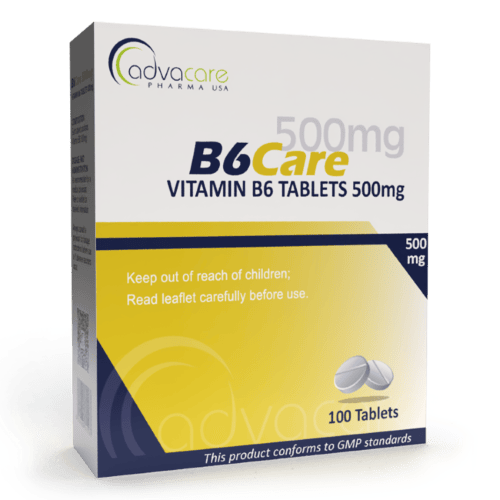 Comprimidos de Vitamina B6 (caja de 100 comprimidos)