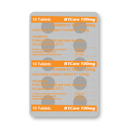 Vitamin B1 Tablets (blister of 10 tablets)