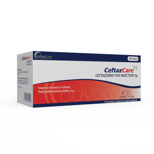 Ceftazidime for Injection (box of 10 vials)