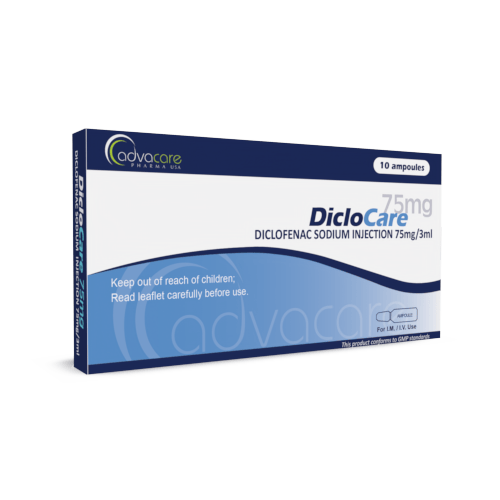 Diclofenaco Sódico Inyección (caja de 10 ampollas)
