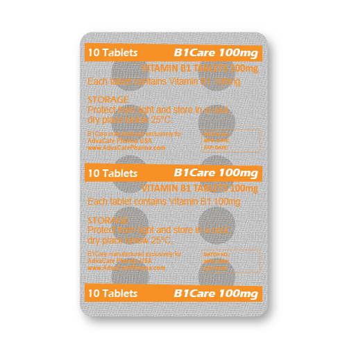 Comprimés de Vitamine B1 (blister de 10 comprimés)