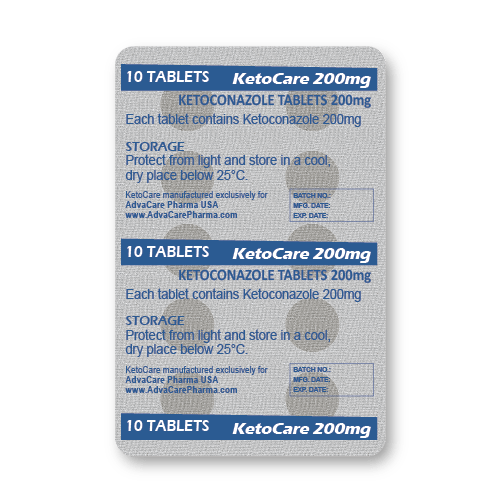 Ketoconazole Tablets (blister of 10 tablets)