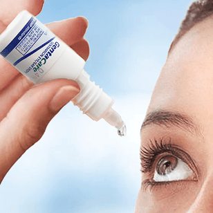 Gama AdvaCare Pharma de gotas médicas para ojos y oídos en un frasco.