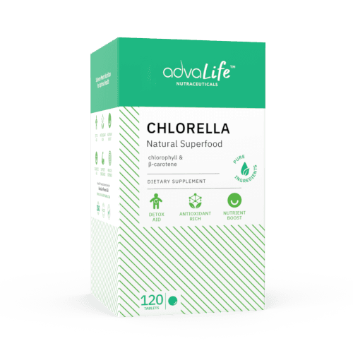 Comprimés de Chlorelle (boîte de bouteilles)