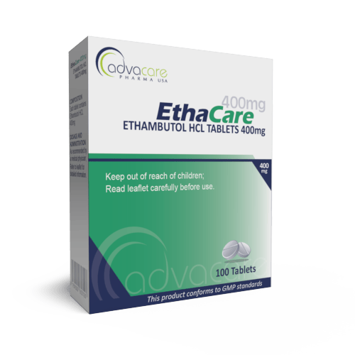 Ethambutol HCL Tablets (box of 100 tablets)